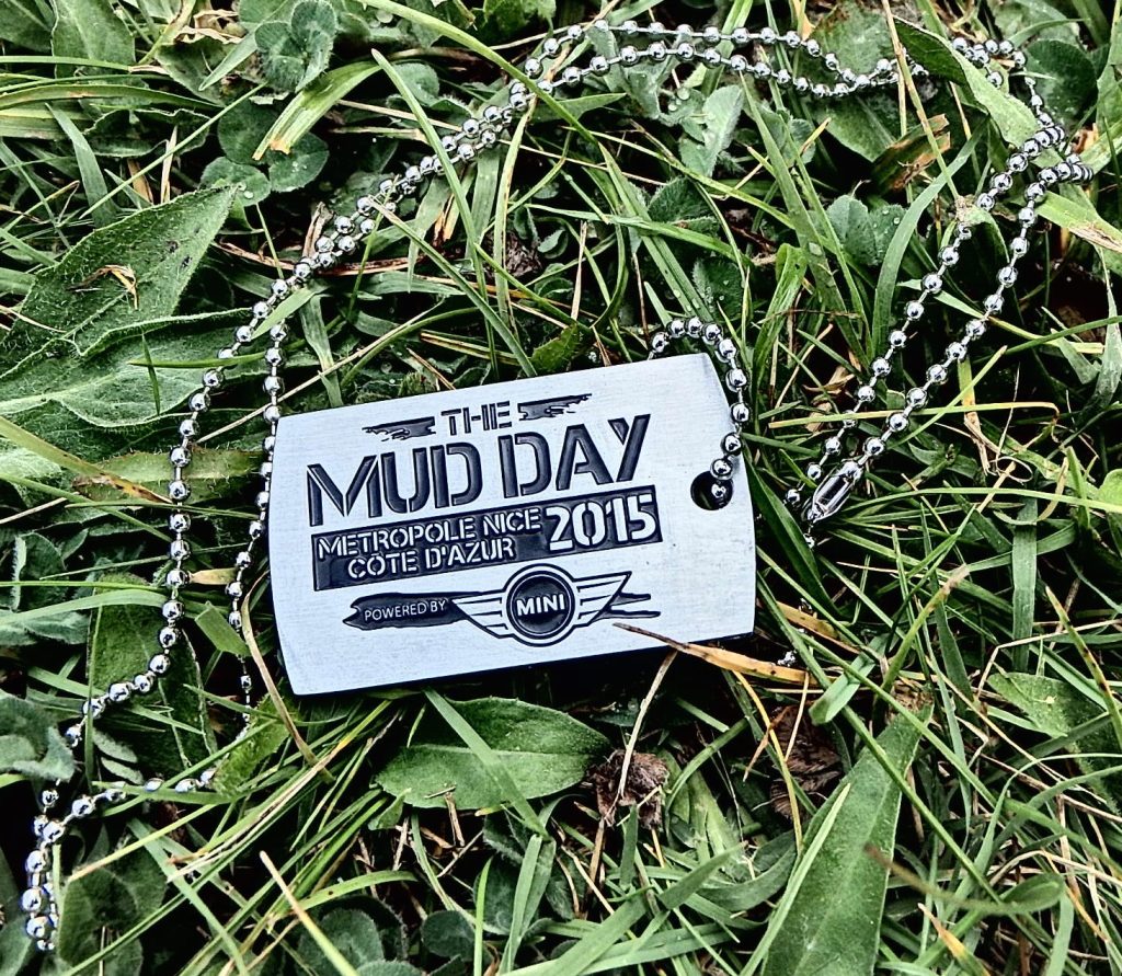 La médaille du Mud Day de Nice